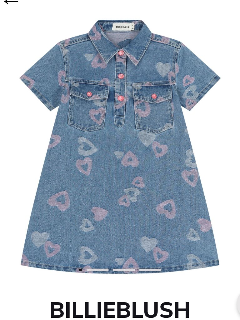 Billiblush Girls Denim Dress
